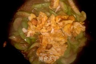 丝瓜炒鸡蛋的做法步骤：7
