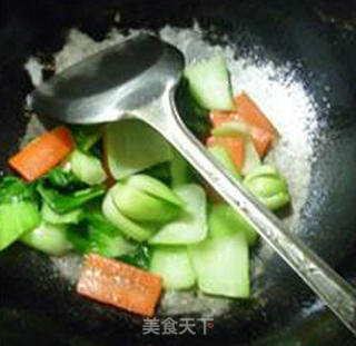 胡萝卜青菜炒鹅胗的做法步骤：8