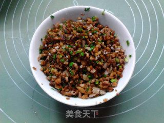 香葱蘑菇肉馅的做法步骤：13