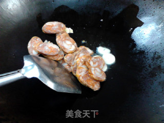 西芹炒川味腊肠的做法步骤：8