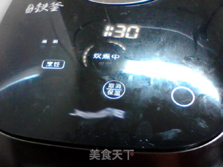豌豆腊肉糯米粥的做法步骤：6