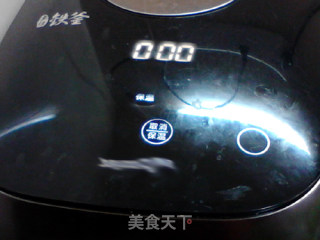 豌豆腊肉糯米粥的做法步骤：7
