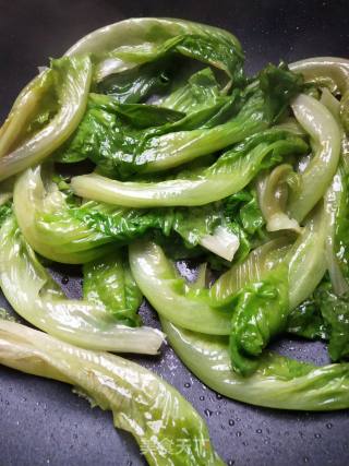 蚝油生菜的做法步骤：3