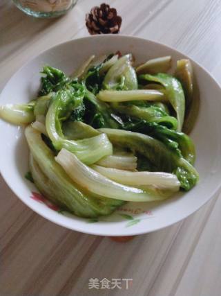 蚝油生菜的做法步骤：6