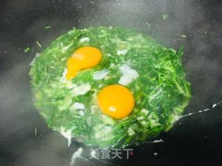 春天的味道～荠菜鸡蛋的做法步骤：5
