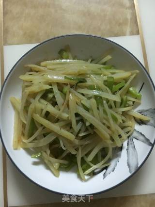 青椒土豆丝的做法步骤：8