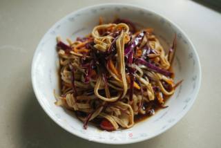 凉拌豆腐丝的做法步骤：5