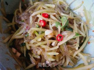 莴笋拌粉条的做法步骤：9
