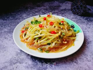 莴笋拌粉条的做法步骤：11