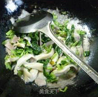 瘦肉雪菜炒平菇的做法步骤：10