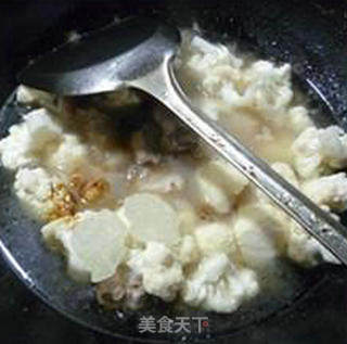 香菇排骨花菜的做法步骤：10
