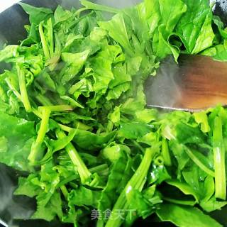素炒菠菜的做法步骤：5