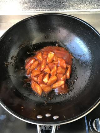 糖醋山药的做法步骤：9