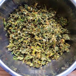 荠菜麦饭的做法步骤：9