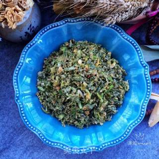 荠菜麦饭的做法步骤：12