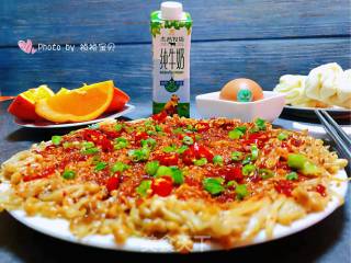 香煎金针菇的做法步骤：13