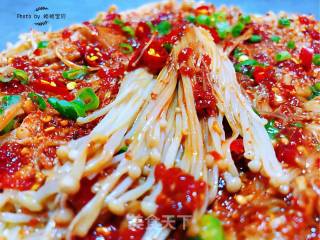 香煎金针菇的做法步骤：14