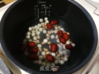 花生莲子红枣汤的做法步骤：3