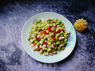 毛豆炒杏鲍菇的做法步骤：10