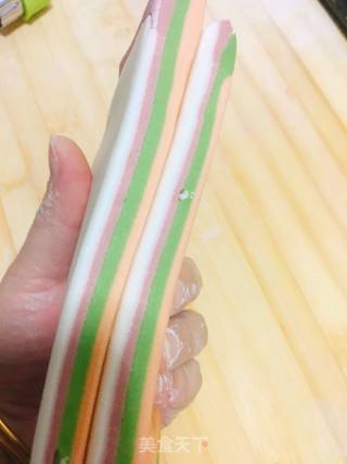 彩色蝴蝶面的做法步骤：2