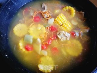 菌菇玉米排骨汤的做法步骤：12