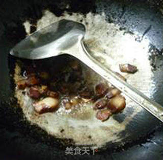 油菜蕻腊肉粉丝的做法步骤：6