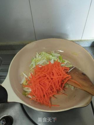 胡萝卜炒菠菜的做法步骤：10