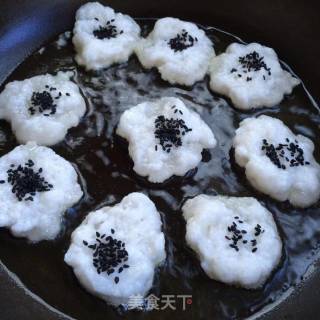 黑芝麻木薯饼的做法步骤：5