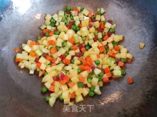 腊肠蔬菜丁的做法步骤：10
