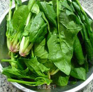 瘦肉炒菠菜的做法步骤：4