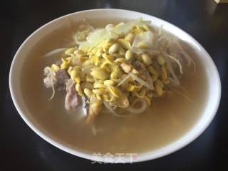 去湿黄豆芽排骨汤的做法步骤：6