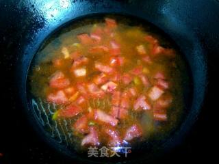 香菇油菜荷包蛋汤面的做法步骤：6