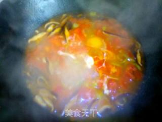 香菇油菜荷包蛋汤面的做法步骤：8