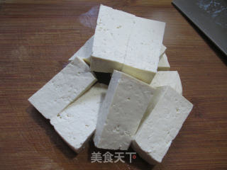 老豆腐烧鲜虾的做法步骤：2