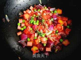番茄意大利面的做法步骤：7