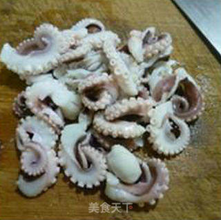 荷兰豆炒望潮的做法步骤：5