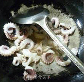 荷兰豆炒望潮的做法步骤：7