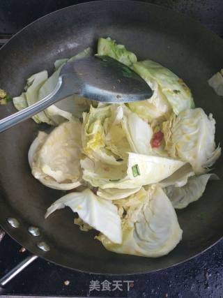 手撕包菜的做法步骤：5