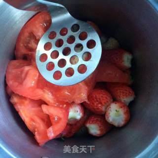 草莓番茄汁的做法步骤：5