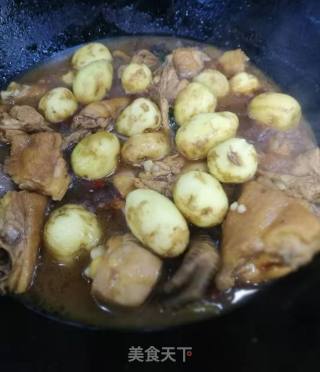 小土豆焖土鸡的做法步骤：7