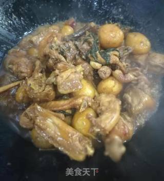小土豆焖土鸡的做法步骤：8
