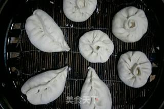 白菜蒸包的做法步骤：12