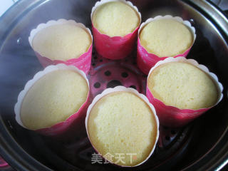 蒸玉米粉蛋糕的做法步骤：10