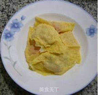 黑木耳蛋饺花菜的做法步骤：3