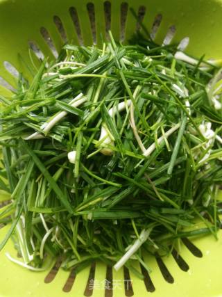 野葱炒鸡蛋的做法步骤：3