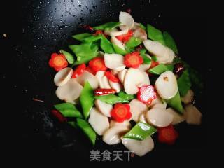 荷兰豆炒杏鲍菇的做法步骤：9