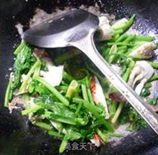 香芹炒螃蟹的做法步骤：11