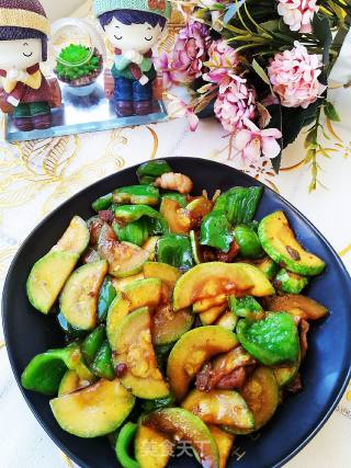 角瓜炒肉的做法步骤：9