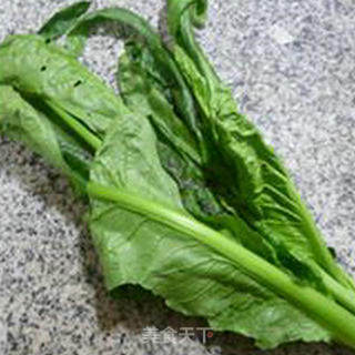 蛋饺天菜芯煮粉丝的做法步骤：1