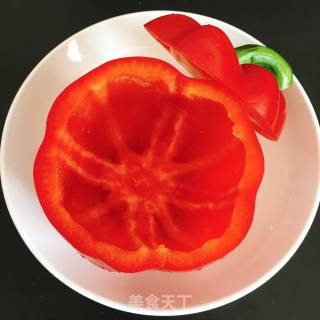 彩椒芝士焗饭的做法步骤：1